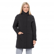 Jack Wolfskin Winter Coat Silent Whisper Parka (waterproof and windproof, PFC-free) black Women